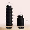 1PC 500ml Portable Silicone Water Bottle Retractable Folding Coffee Bottle Cups E Outdoor Travel Tools Collapsible Sport Bottles