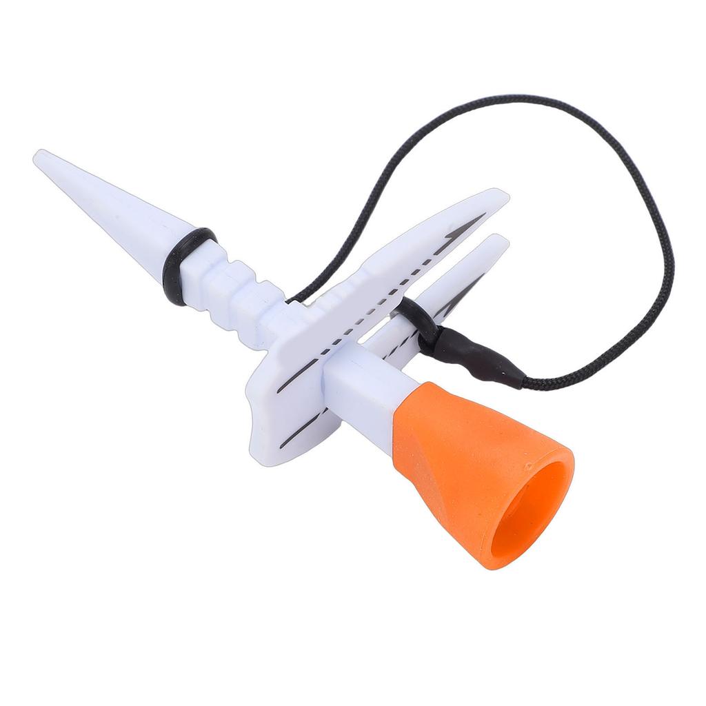 35 to 55mm Height Adjustable Tee with Marker ABS Ball Tee Aiming Direction Practice Accessory for Training Orange