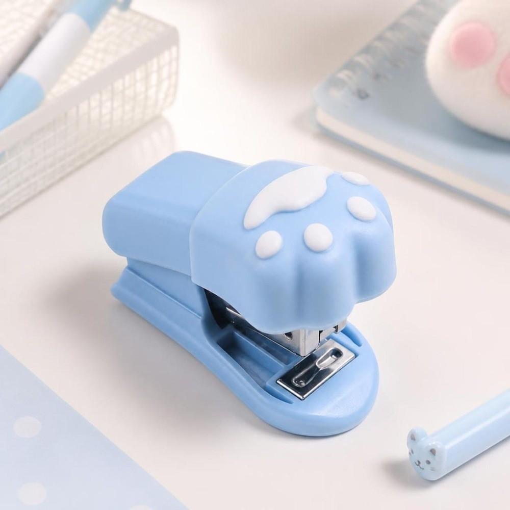 Multifunctional Cat Paw Stapler Cute Design Cat Claw Stapler Mini Stapler Set Office Use