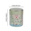 Convenient Tea Storage Container For Home Tinplate Candy Cans Tea Container Coffee Sugar Box With Lid Chinese Tea Box