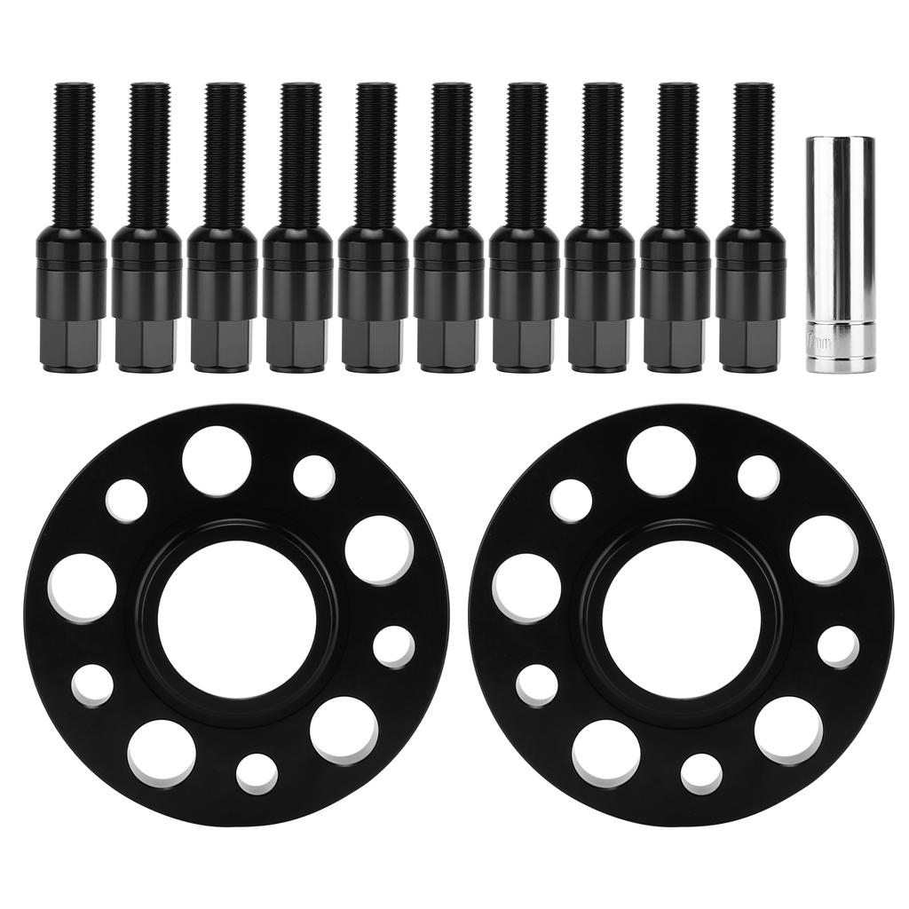 20mm Wheel Spacer Kit Replacement for Mercedes Benz W215 W216 CL ClassCL500 CL600 AMG 20002011(Noir )