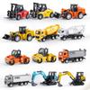 non-toxic Huina 1:80 Alloy Engineering Car Model Excavator Dumper Dump Truck Loader Bulldozer Tractor Collection Toys for Kids Gifts