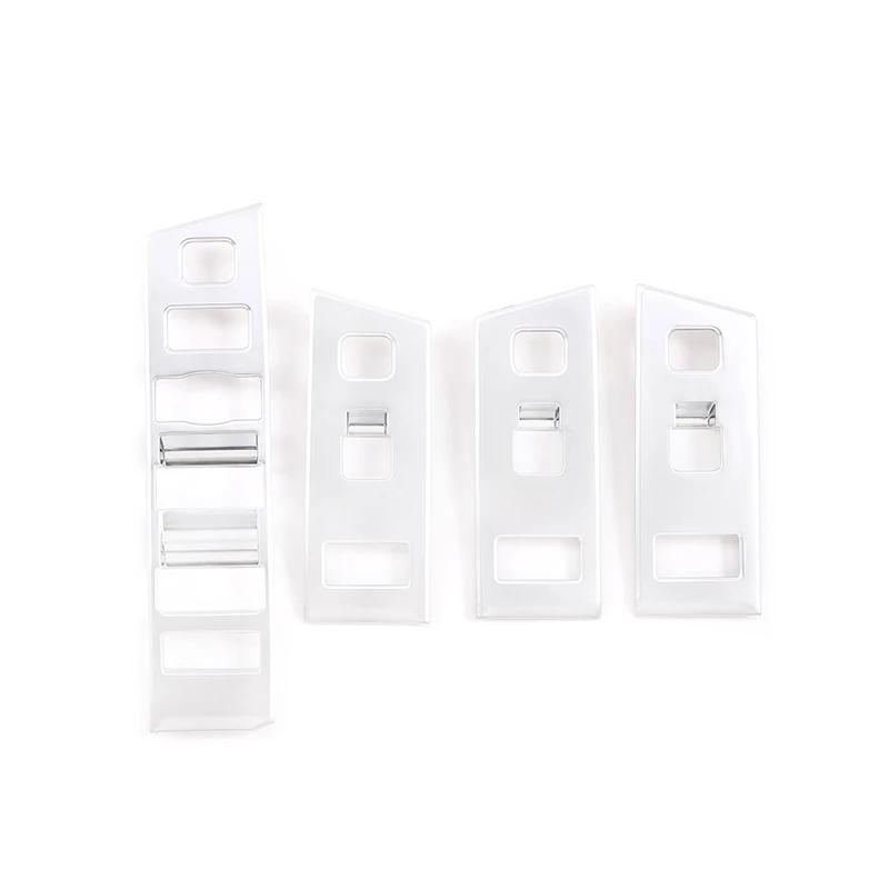 

Car Window Lift Button Switch Panel Frame Cover Trim For Land Rover Range Rover Evoque L551 2020-2025 LHD Interior Accessories срібний