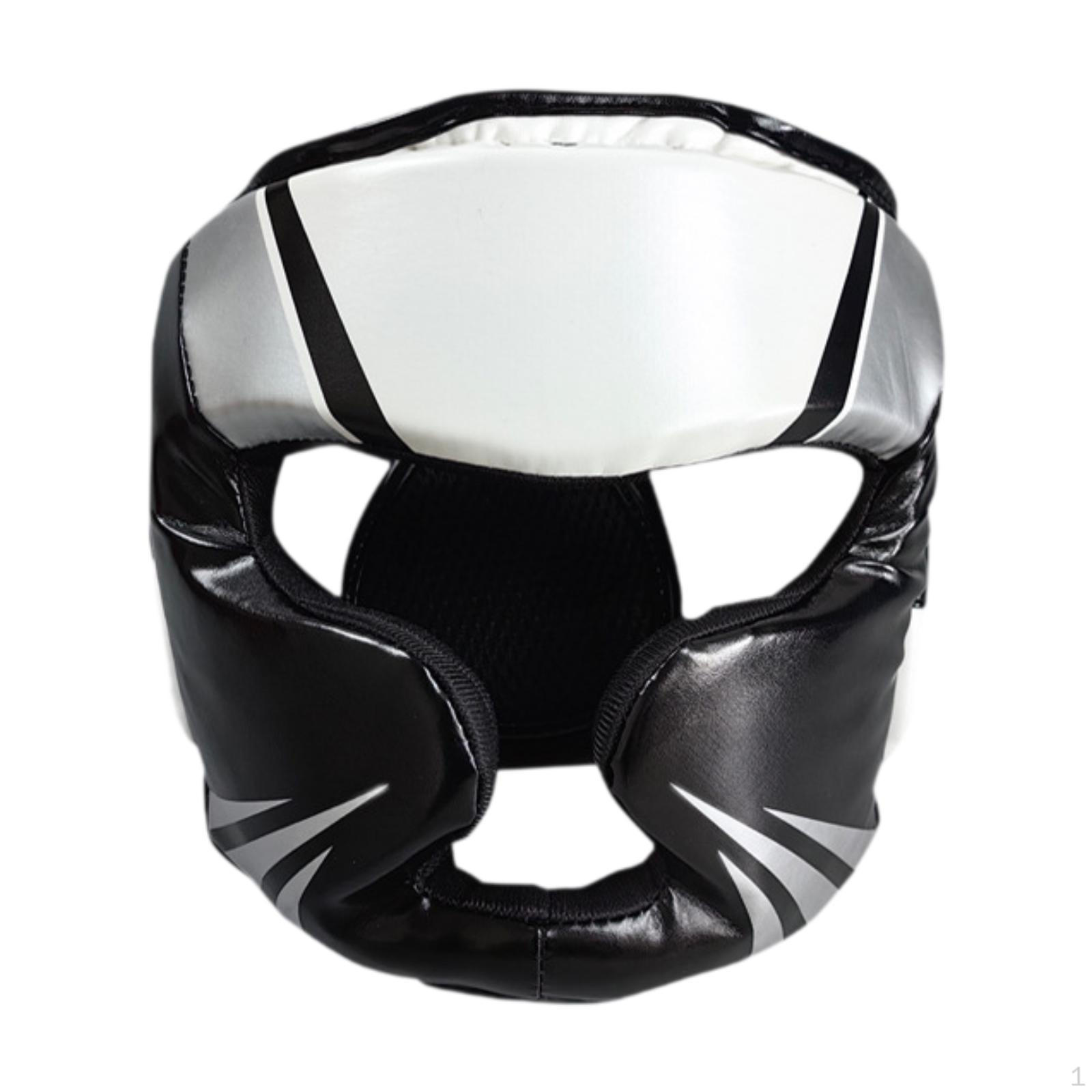 Boxing Headgear Helmet Lightweight Cushioning Protective Gear Full Protection Forehead and M