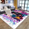 KPop Demon Hunters Patroon Vloerkleed, Binnen/Buiten Mat, voor Picknick, Speelkamer, Slaapkamer, Kantoor, Woonkamer, Huisdecoratie Tapijt, Verjaardagscadeau