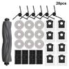 Replacement Robot Vacuum Accessories - Compatible with Dreame X40 Ultra/X40 Pro/L40 Ultra (HEPA Filter, Main Side Brushes, Mop Cloths, Dust Bags)