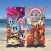 Cartoon The Amazing W-World of G-Gumball Towel Soft Pool Gift For Travel Gym Shower Camping Quick Dry Sports Large Beach Towels