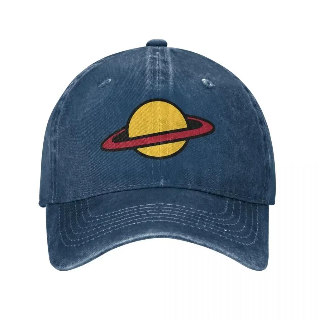 Chuckie Saturn Space Baseball Cap Vintage Distressed Washed Headwear for Unisex Women Outdoor Workouts Hats Cap