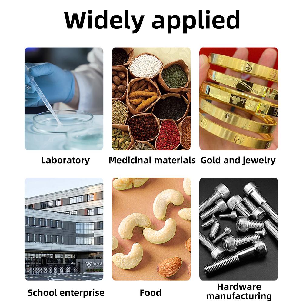 500g/2000g Laboratory Balance Scale 0.01g High Precision Scale Analytical Scale Electronic Balance Weighing for Jewelry Medicine