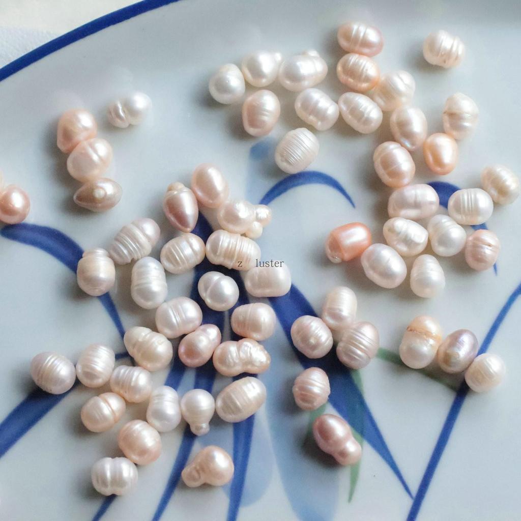 Irregular Natural Freshwater Pearls: Holeless Loose Beads for Buddha Decor and DIY Accessories.
