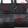 BALLY TAS Business bag 2WAYShoulder black leather mens Used