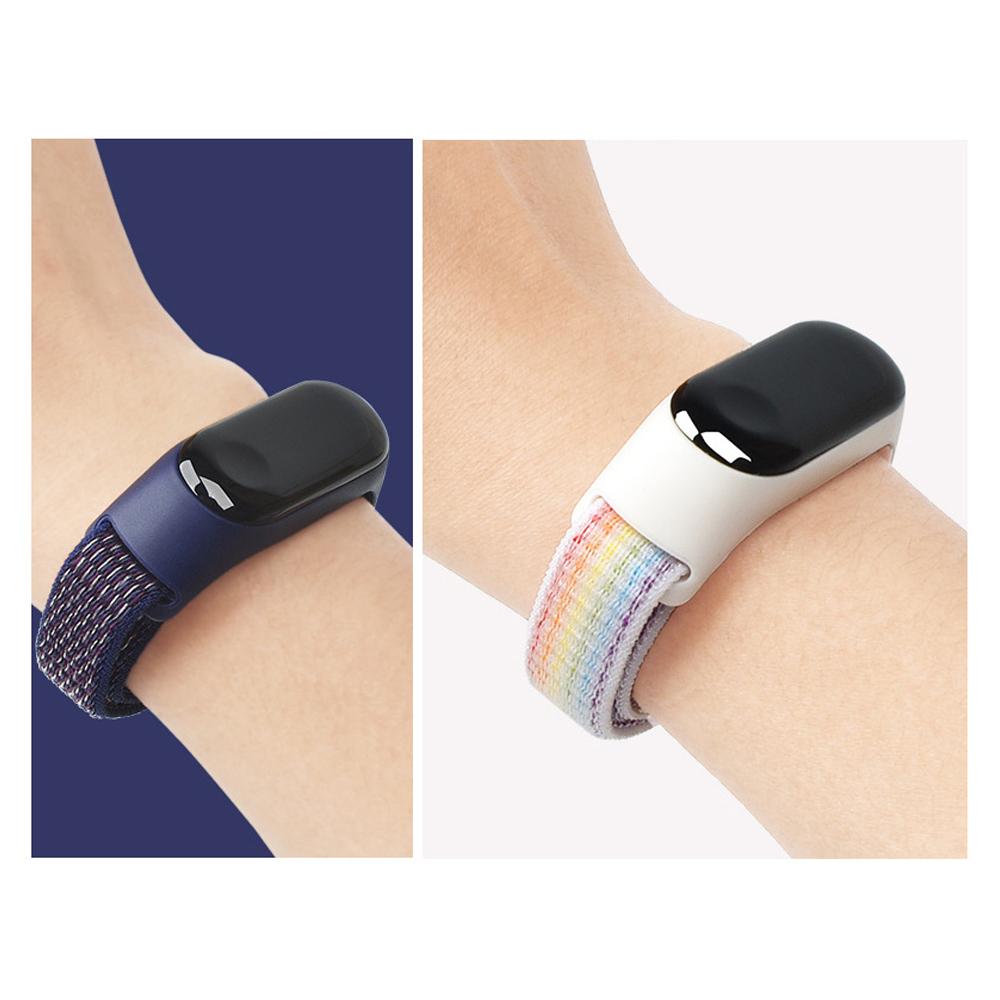 Nylon Schlaufenarmband für Xiaomi Mi Band 9 8 Geflochtenes Verstellbares Ersatz-Uhrenarmband Sportarmband für Mi Band 8 7 6 5 4 3 Armband