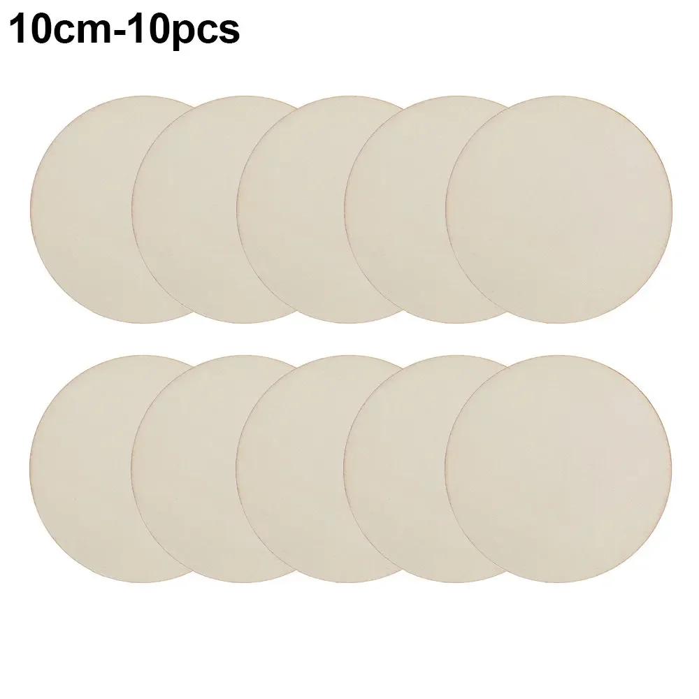 5-30cm Rodajas de Madera Natural Redondas Sin Terminar Círculos Placa en Blanco Color Sólido para Manualidades en Madera Adorno de Boda Cumpleaños Navidad