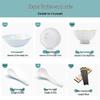 Qingyou 18-Piece European Style Jingdezhen Bone China Dinnerware Set