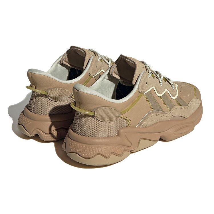 adidas Originals Ozweego Synthetic Leather Comfortable Versatile Sports Slip-Resistant Durable Low-Top Lifestyle Casual Shoes Women Sneaker GY9924