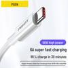 PISEN 6A Type-C Data Cable, 66W Super Fast Charging for Huawei, Xiaomi, Vivo, Android Devices