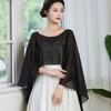 Stylish Polyester Yarn Sun Protective Shawl Multiuse Shoulder Wrap Coverage Shawl for Women Outdoor Fashion Accessories