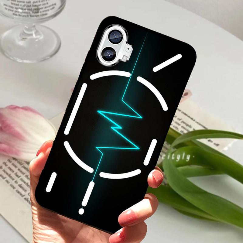 Hülle Für Nothing Phone 1 Hülle Stoßfest Schwarzer Bumper Rückseite Handyhülle Für Nothing Phone 2 Eins zwei Hülle Funda Nothingphone2