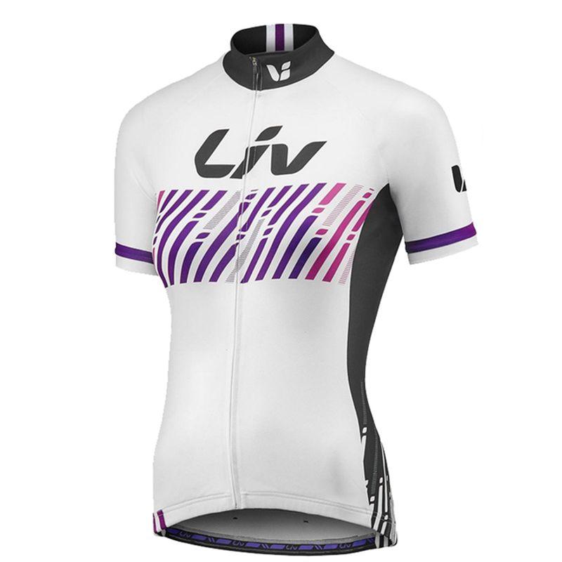 2026 Damen Sommer Kurzarm Radsportbekleidung LIV Rennrad Trikot Set Trägerhose mit Gel-Polster Sportanzug Damen Fahrradkleidung