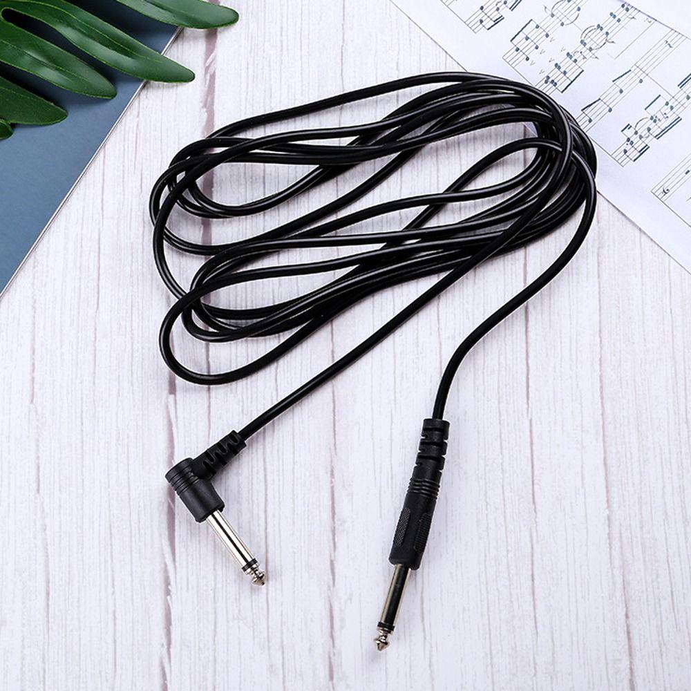 Straight To Right-Angled Electric Guitar Cable Patch Cord Guitar Cord  Keyboard Mixers