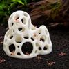 Betta Fish Hideout 3D Printed Aquarium Shrimp Cave, Hollow Out Tank Shelter, Matte Texture Decor Safe for Hiding, Resting, Accessories Stress