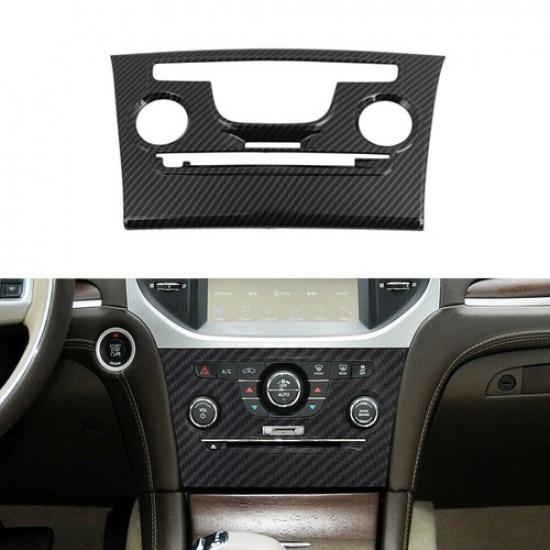 Klimaanlagensteuerung CD-Panel Abdeckung Zierleiste Für Chrysler 300 10-14 Kohlefaser