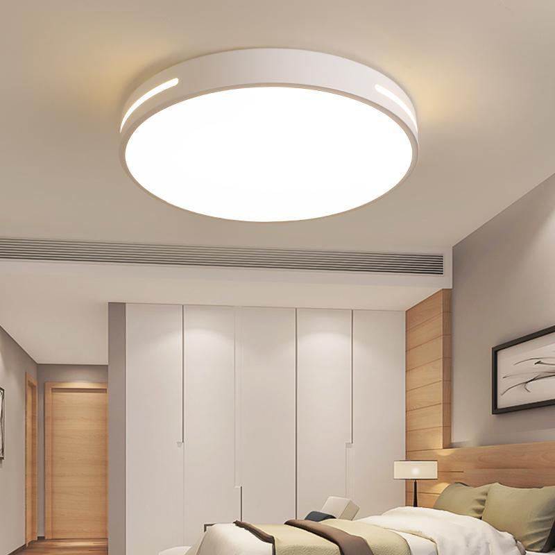 2025 Modern LED Ceiling Light for Bedroom, Study, or Living Room - Round and Simple Design