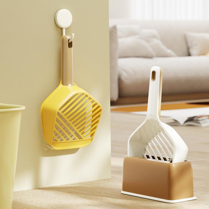 Cat Products - Tofu Cat Litter Shovel, Feces and Urine Cleaning Shovel, Toilet Cleaning Set, Cat Litter Shovel