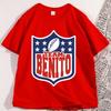 Maglietta Benito Stile Calcio Girocollo Unisex Maglietta Giorno della Partita Maglietta Benito Bowl Coniglio Calcio BadTshirt