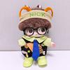 DIMOO WORLD Baby Clothes Blue Star Bone Suspenders Pants Suit Handsome Fashion Doll Clothes