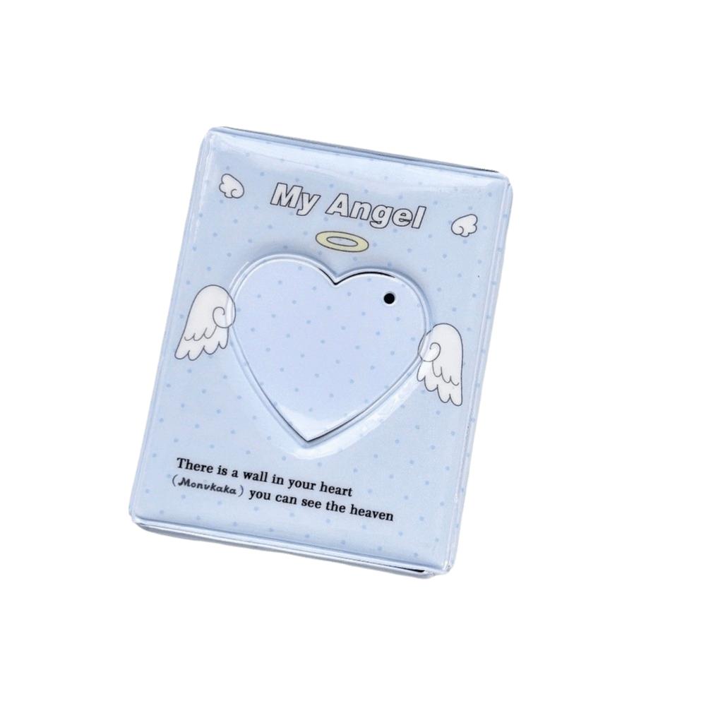 

Creative PVC Card Box 3 Inch Collectible Card Album Card Album Cartoon Postcard Book for Student Girls
