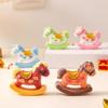 Mini Horse Decoration Horse Ornament 8pcs Mini Horse Figurines Set Chinese Style Lucky Statues Year of Cartoon Decorations New