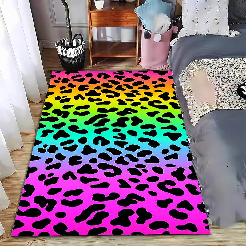 

Tiger Print Pattern Carpet, Orange and Black Stripes Design, Soft Home Decor Rug Suitable for use as an anti-slip for room and bedroom sofas 40x60cm( 15x23in )