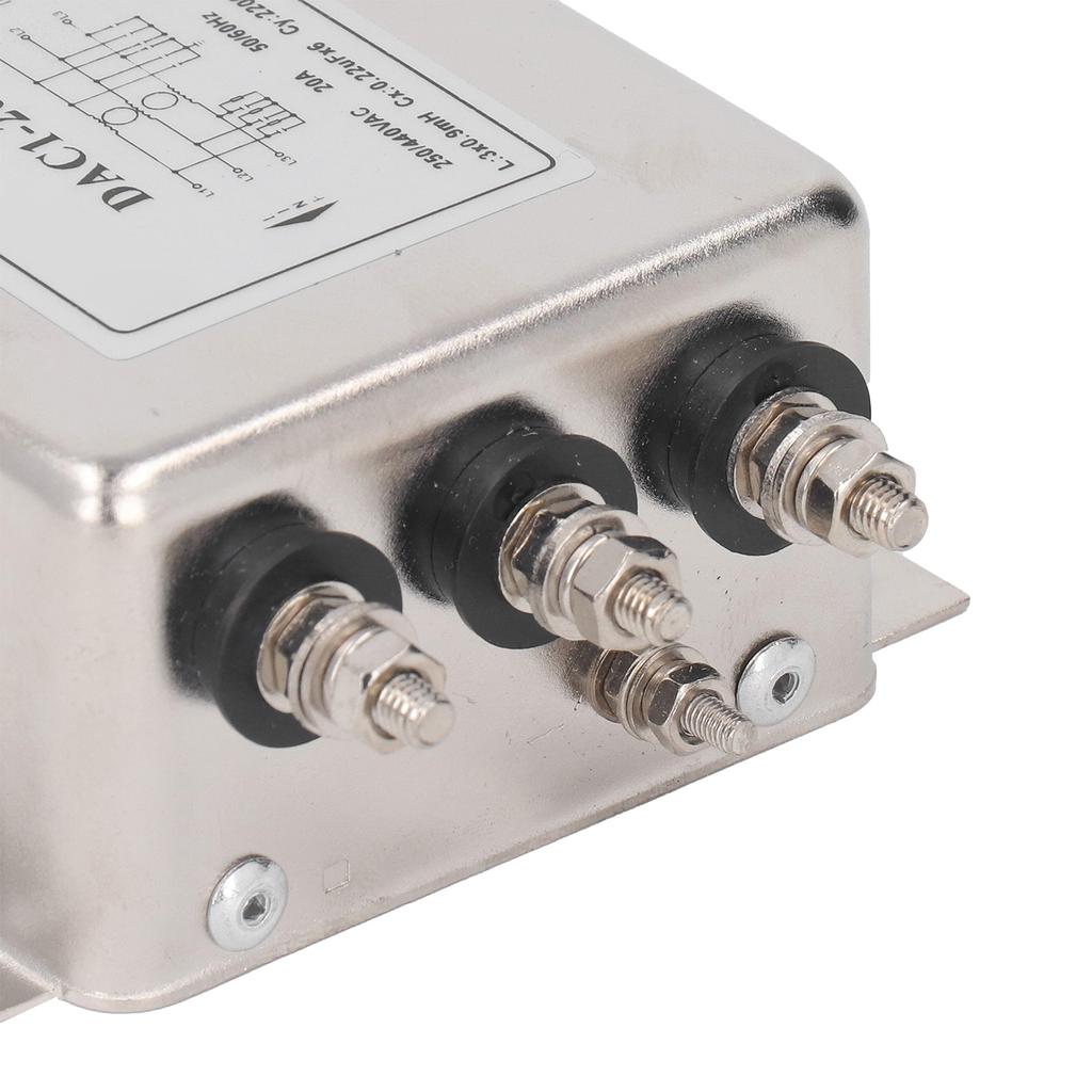 EMI Filter Anti Interference Noise Reduction 3 Phase 3 Wire Power Supply EMI Filter AC250V 440V