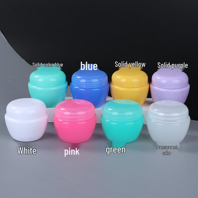 Mushroom Cream Jars: 5g, 10g, 20g, 30g, 50g - Cosmetic Packaging & Sample Bottles