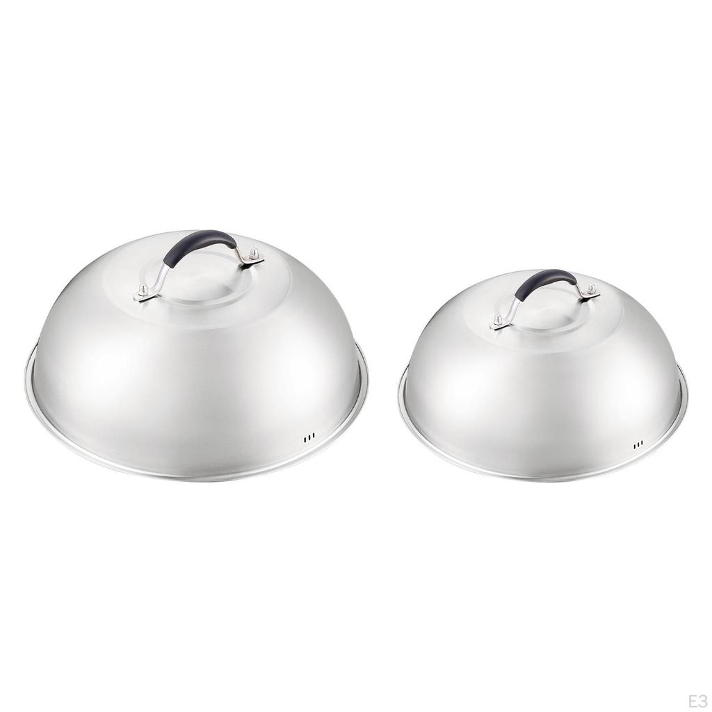 Burger Cover Round Basting Grilling Melting Dome Grill Domes for Barbecue