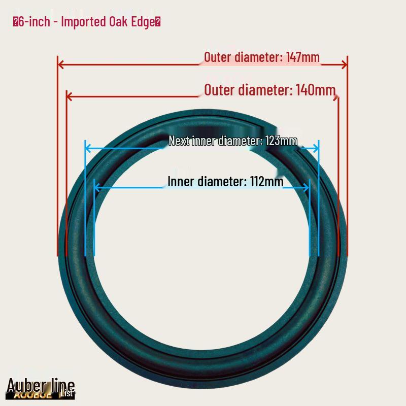 Speaker Surround Repair Rubber Edges for 3-15 Inch Models