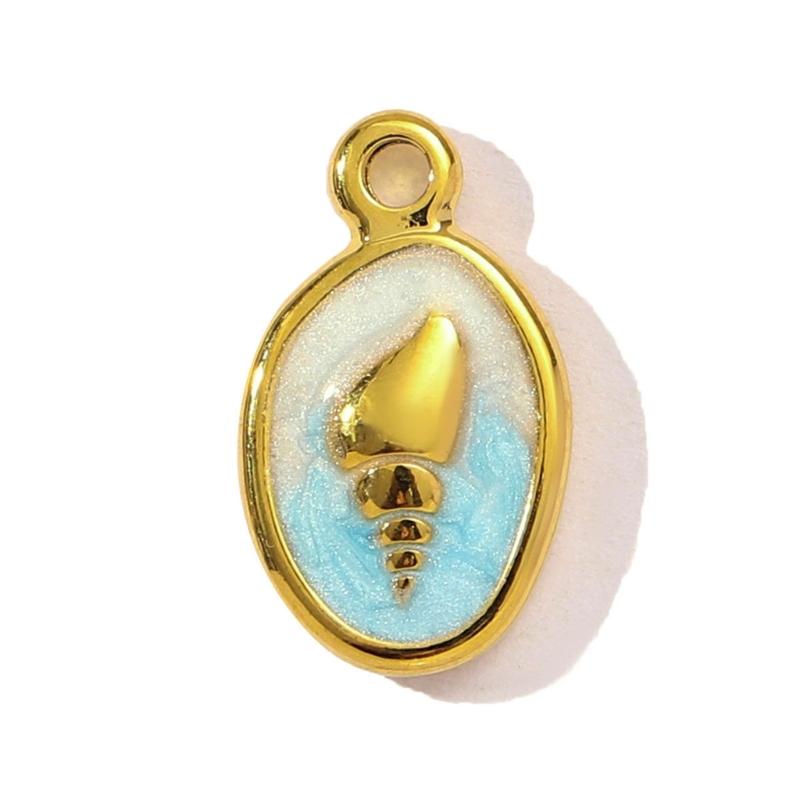 Set di Artigianato Collana con Ciondolo Conchiglia Stella Marina Fatto a Mano per Vacanze al Mare Gioielli Regali