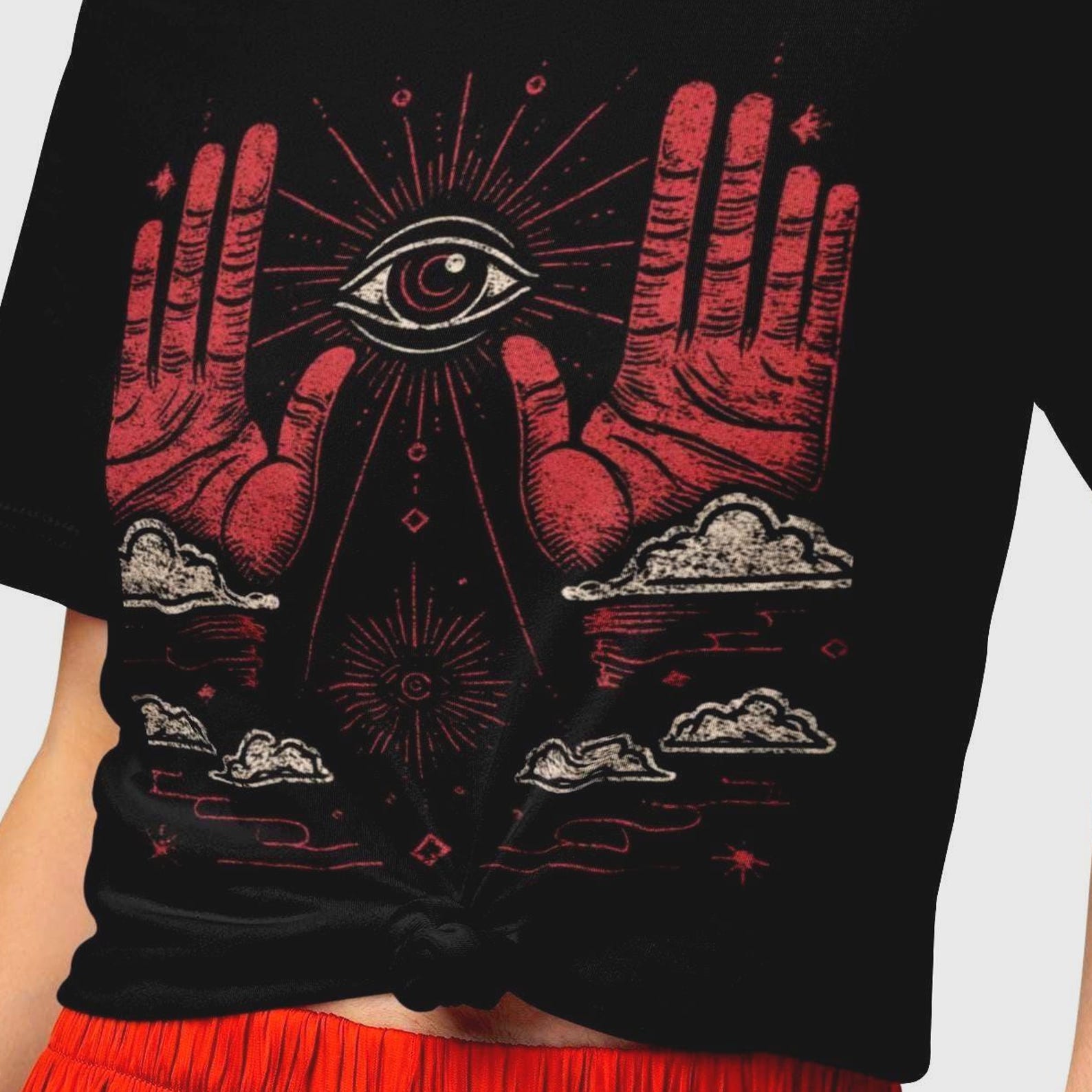 Illuminati Shirt | All Seeing Eye Shirt | Freemason Symbol Tee | Esoteric Occult Graphic T-Shirt | Mystical Masonic Apparel | XS to 5XL 3XL