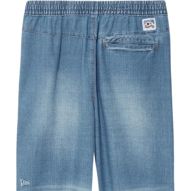 New Era FW25 MLB Los Angeles Dodgers Frenzy Corner Series Washed Unisex Wide-Leg Vintage Street Loose Jeans Unisex jeans 14726713