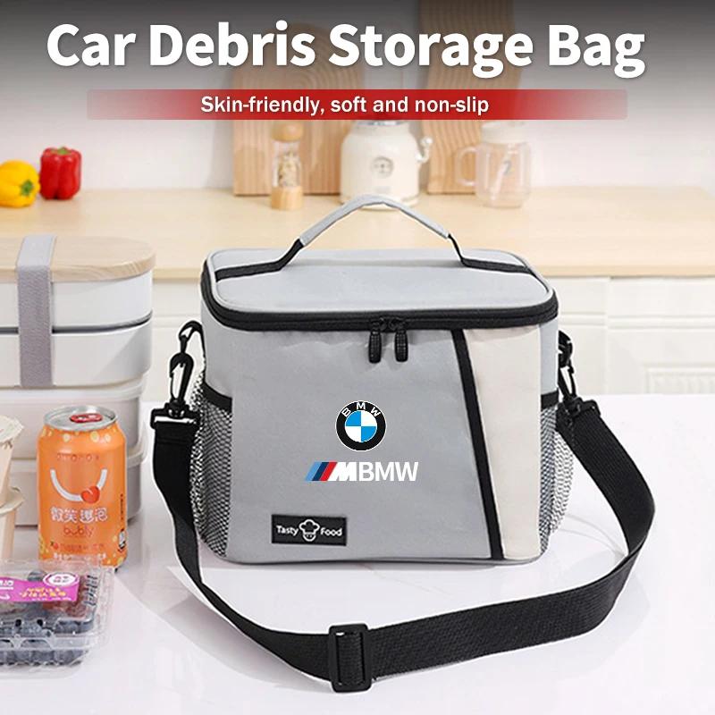 PLXJ3 Car Sticker 2025 Hot 2025 New Portable Bento Bag Lunch Storage Bag Waterproof Office Cooler Lunch Box For BMW Motorsport X1 X3 X