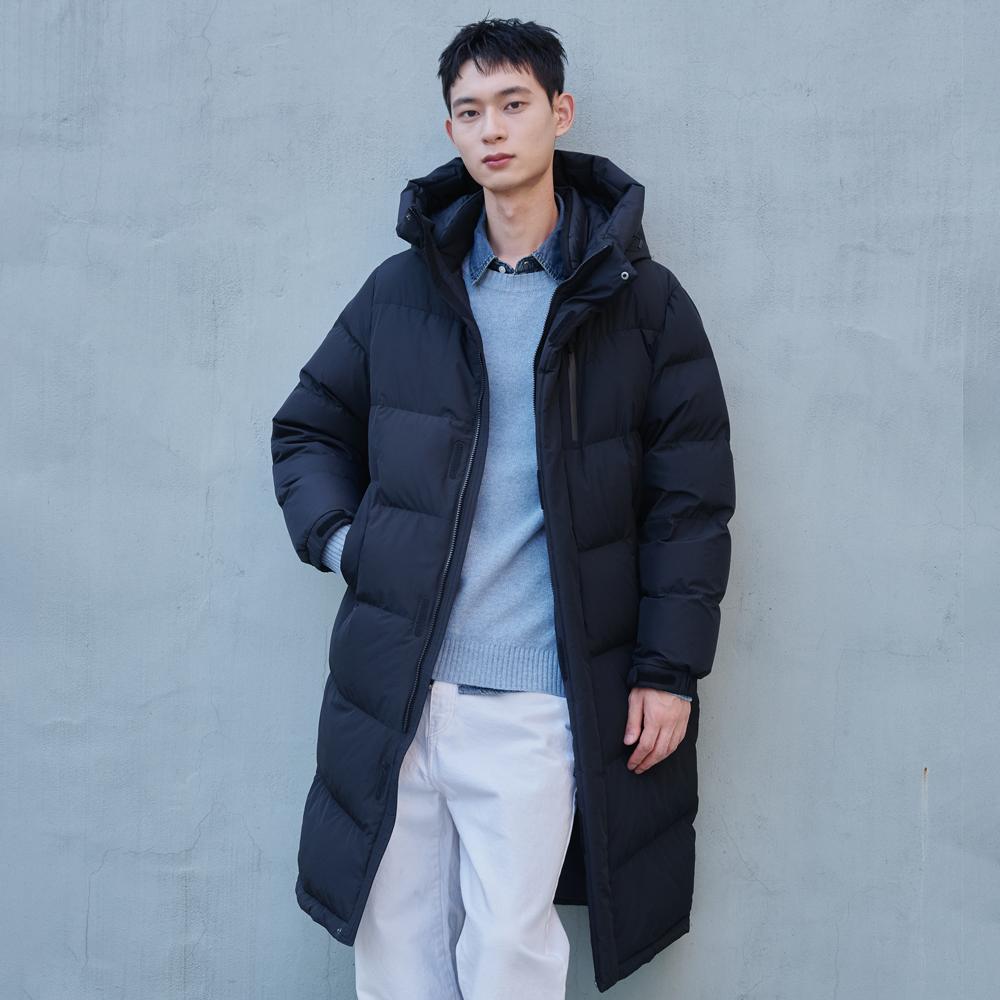 Nepa 7Lf2089 Unisex Essential Heavy Long Down Jacket_Black