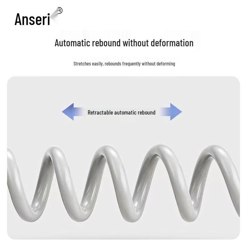 Ansaierui Retractable Spring Hose for Toilet Spray Gun & Shower