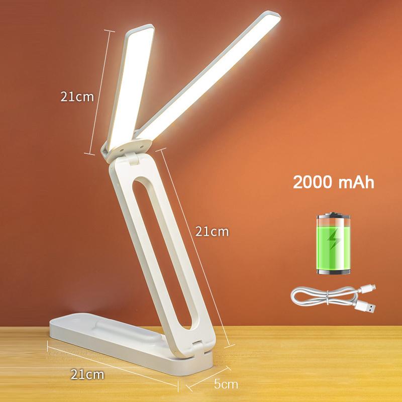 Reading Desktop Desk Lamp Multifunctional Folding Lamp Infinite Dimming Eye Protection Bedroom Living Room Study Led Desk Light