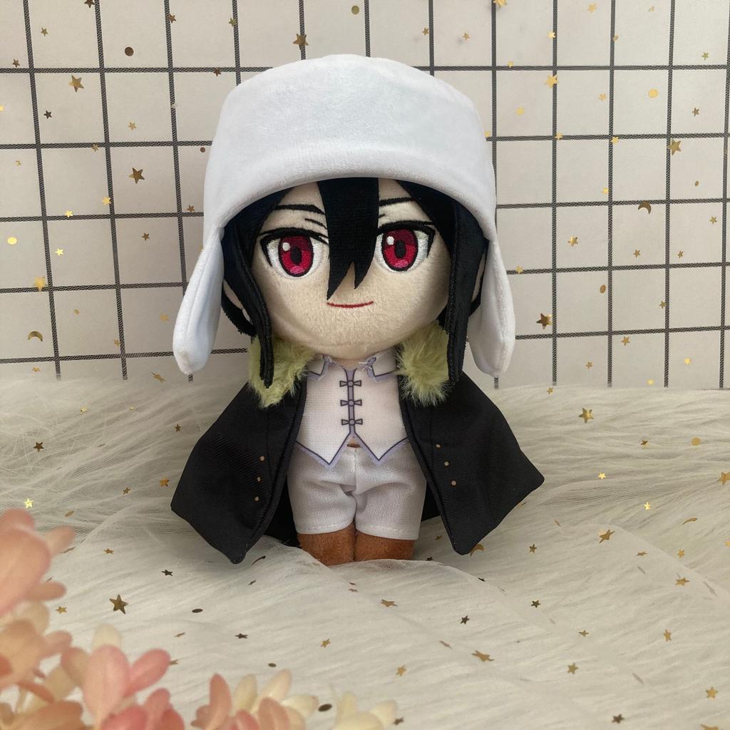 New Cute Bungo Stray Dogs Plush Dolls 20cm Dazai Osamu Nakahara Chuya Atsushi Kunikida Soft Stuffed Anime Figure Plushie Set Collectible Gift for Fans