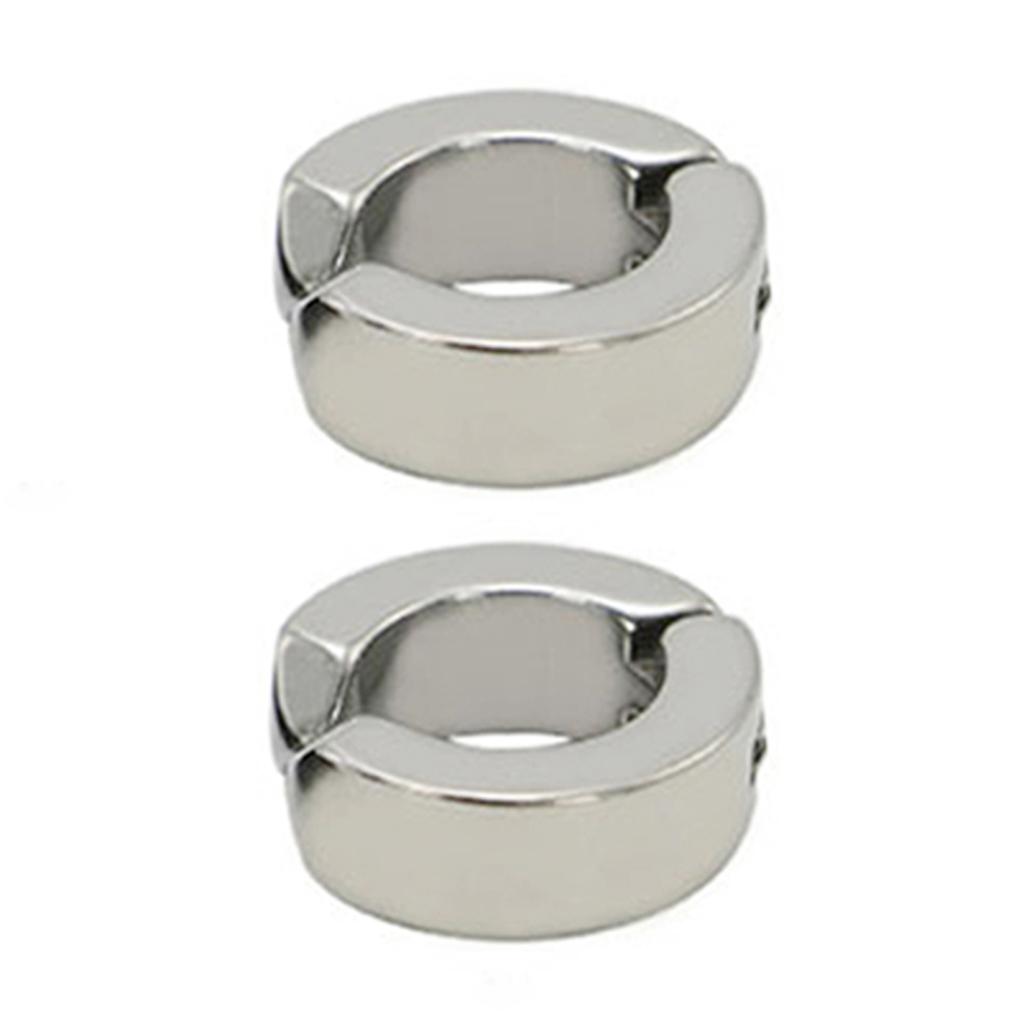 1 Pc Fashion Men Ear Clip Titanium Steel Earrings U Shaped Ear Studs Jewelry Gift