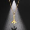 Runa Algiz přívěsek na náhrdelníku Severský amulet Severské pohanské runy Severská mytologie Talisman Šperky z nerezové oceli