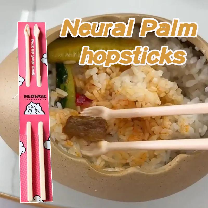 Jaukas kaķa ķepas plaukstas kociņi Smieklīgi plaukstas kociņi Mazuļa ēšanas palīgs Mācīšanās treniņš Mājas virtuves galda piederumi Suši ķepu kociņi