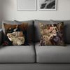 F-Florence The M-Machine Band Cushion Cover Double Sided Printed Polyester Pillowcase Pattern Decorative Zipper Cushion Cover