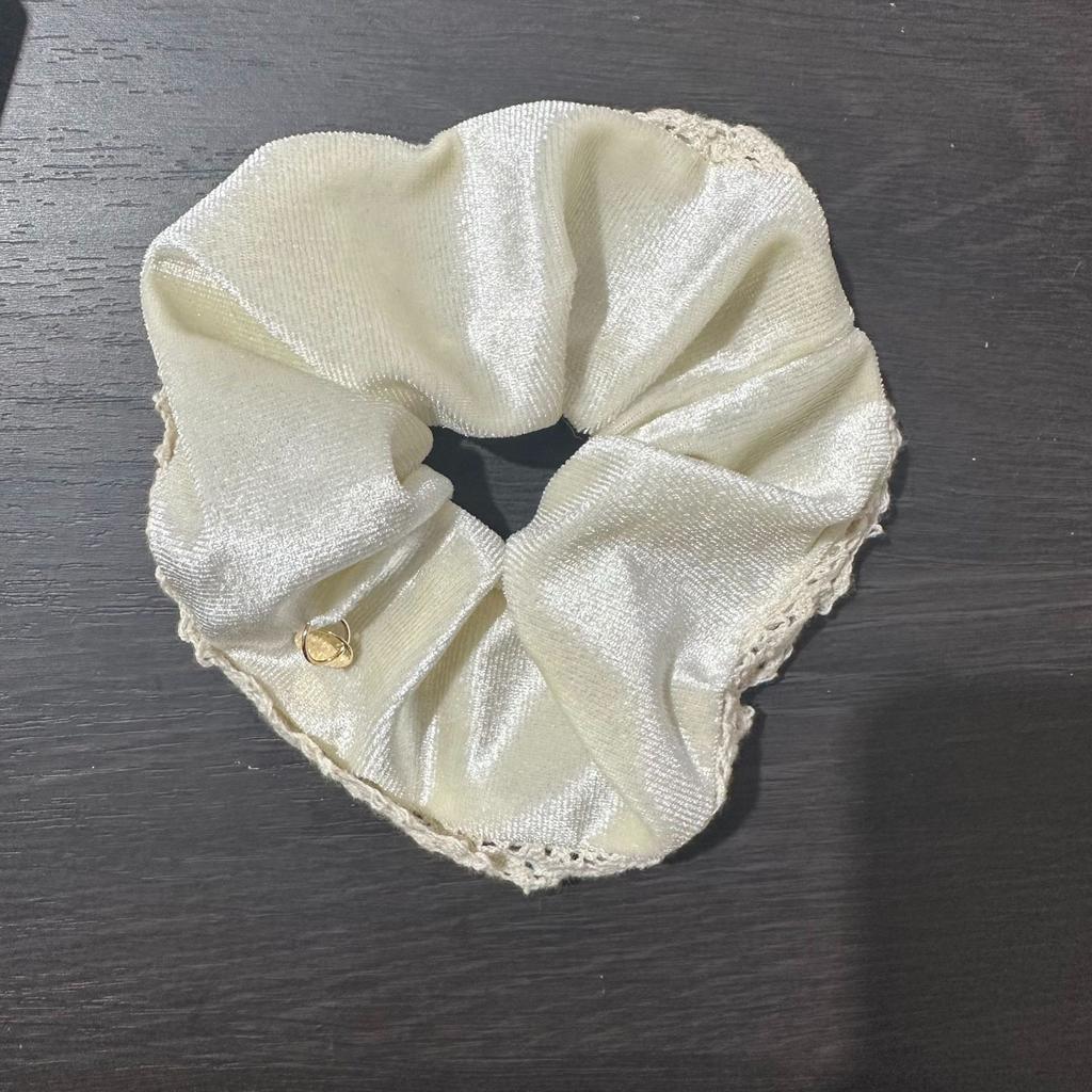 Korea Elegant Lace Velvet Scrunchies Women Girls Elastic Hair Rubber Band Accessories Tie Hair Ring Rope Headdress Headwear